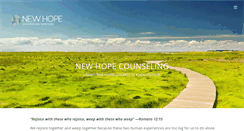 Desktop Screenshot of newhopecounseling.com