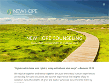 Tablet Screenshot of newhopecounseling.com